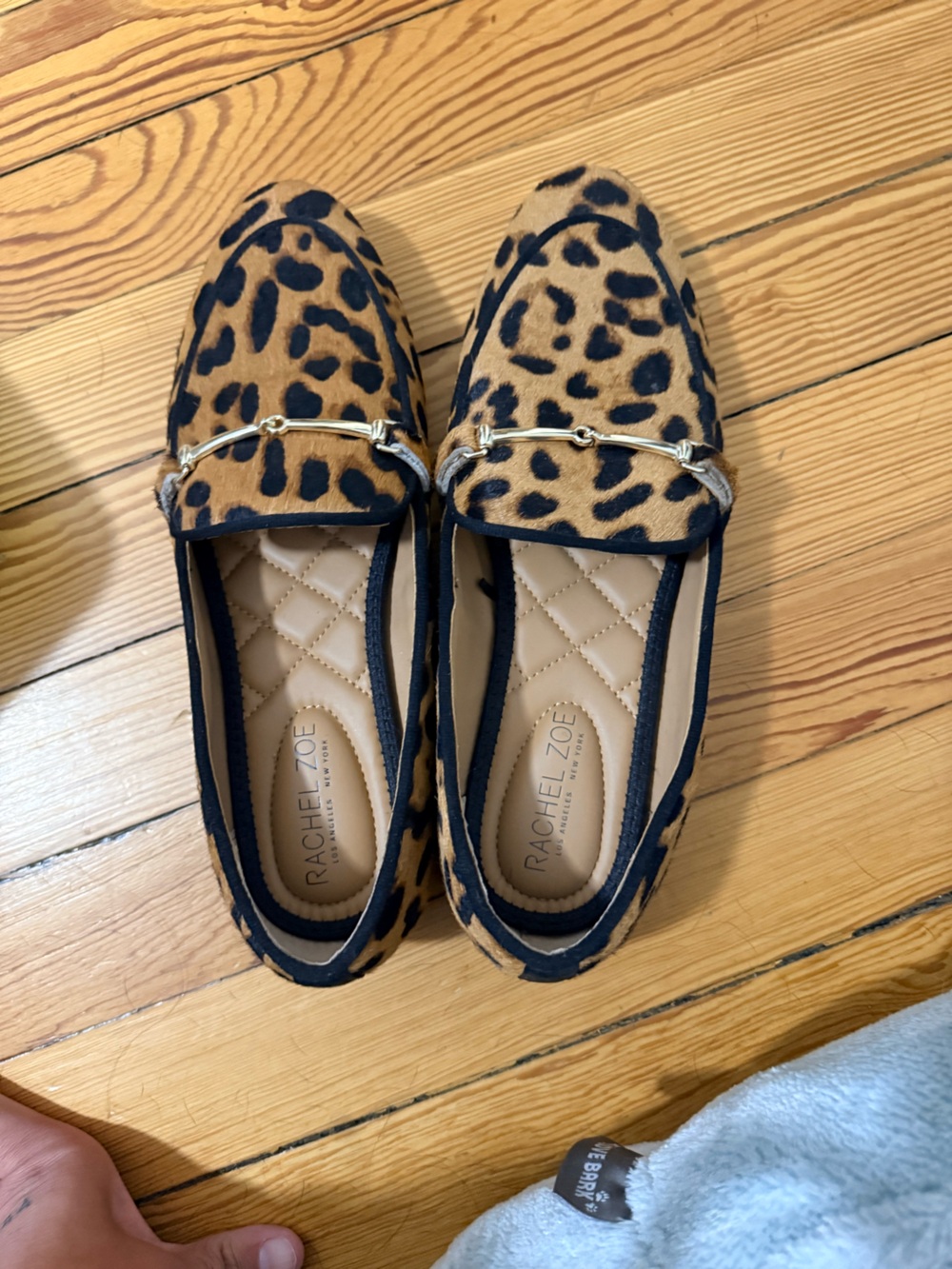 Rachel Zoe Leopard Print Driving Loafers - Brown/Black